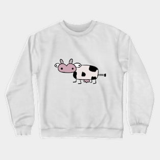 Goofy cow drawing Crewneck Sweatshirt